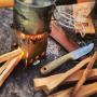 The FireAnt backcountry stove by Emberlit: tiny collapsible wood-burning genius.