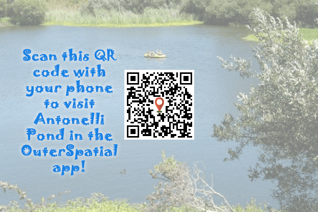 Scan this QR code with your phone to visit Antonelli Pond in the OuterSpatial app.