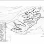 Overview of the planned  Mount Hermon bike park. Note the three levels of downhill trail.