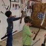 Intense focus is the name of the game at the archery range in DeLaveaga Park—even for 7-year-olds.
