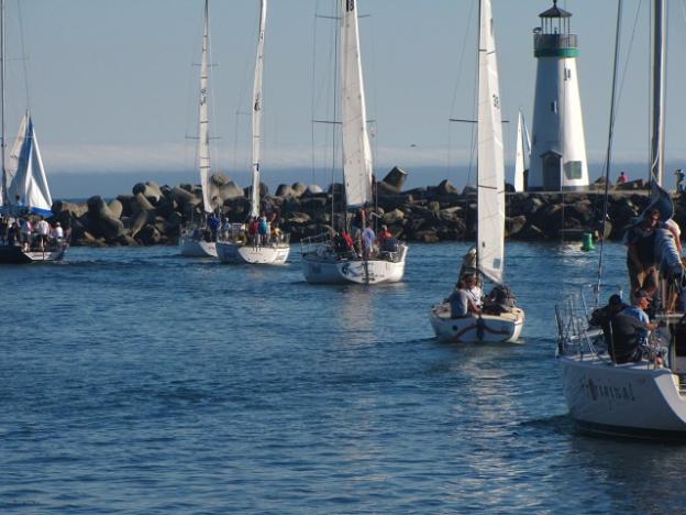 Heading out of the harbor on a Wednesday night O'Neill Yacht Charters cruise. Photo by Michael Roberts. Heading out of the harbor on a Wednesday night O'Neill Yacht Charters cruise. Photo by Michael Roberts.