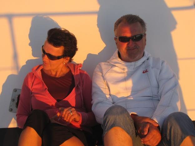 Chilling in the evening sun. Photo by Michael Roberts. Chilling in the evening sun. Photo by Michael Roberts.