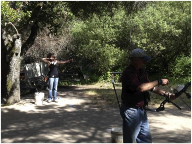 A mile-long (or so) network of trails and targets lets the Katnisses of the world uncork.