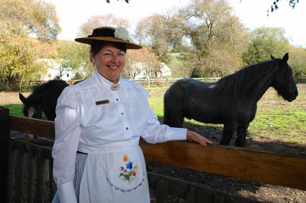 Barbara Cooksey loves being a docent and you will too! Photo by Diane Terry.