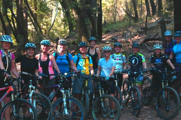 The Girly Ride in October 2013. Photo courtesy Candice Covello.