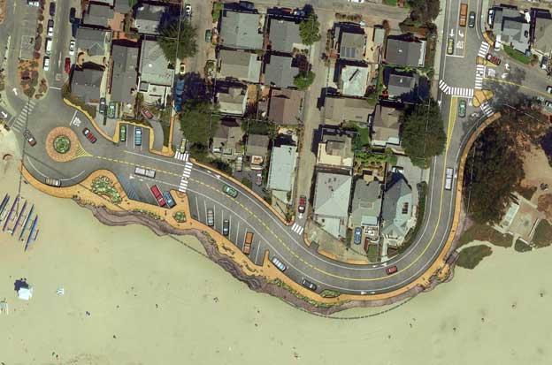 Rendering of the Twin Lakes State Beach improvements.