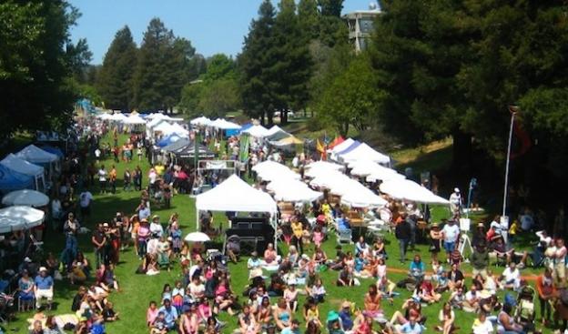 The weekend's unrivaled main event takes place Saturday at San Lorenzo Park. Photo from scearthday.org.