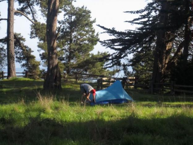 Another premium campsite. The extra $15 gets you the view. Hilltromper photo.