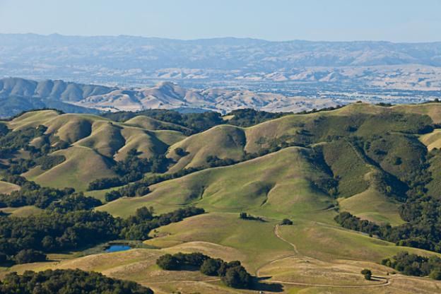 Overhead view of Star Creek Ranch by Land Trust of Santa Cruz County. Photo credit: William K Matthias.