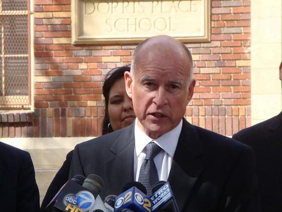 Gov. Jerry Brown in a 2010 photo by Neon Tommy/Wikimedia Commons.
