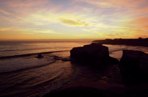 Sunset in Santa Cruz by Mark Sebastian on Creative Commons.